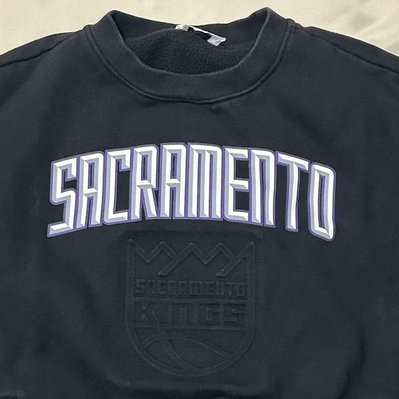 Sacramento Kings Embossed Crewneck Sweater by Authmade - S - Picture 6 of 14